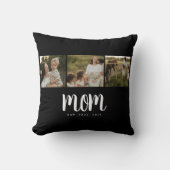 Mom Established Script Black 3 Photo クッション (正面)