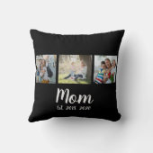 Mom Established Script Black 3 Photo クッション (裏面)