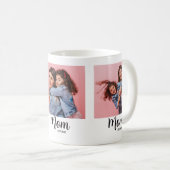 Mom Established Script Black 3 Photo  コーヒーマグカップ (正面右)