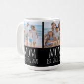 Mom Established Script Black 3 Photo  コーヒーマグカップ (正面左)