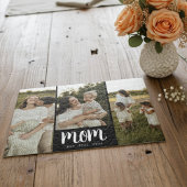 Mom Established Script Black 3 Photo ジグソーパズル