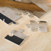 Mom Established Script Black 3 Photo ジグソーパズル (側面)