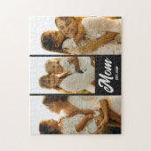 Mom Established Script Black 3 Photo ジグソーパズル (縦)