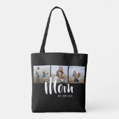 Mom Established Script Black 3 Photo トートバッグ (裏面)