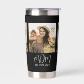 Mom Established Script Black 3 Photo 保温保冷タンブラー (左面)