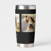 Mom Established Script Black 3 Photo 保温保冷タンブラー (背面)