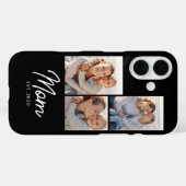 Mom Established Script Black 3 Photo Case-Mate iPhoneケース (裏面 (横))