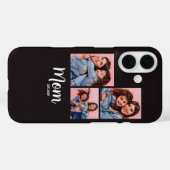 Mom Established Script Black 3 Photo  Case-Mate iPhoneケース (裏面 (横))