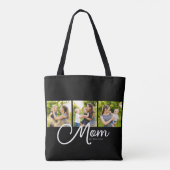 Mom Established Script Black 3 Photo Tote Bag トートバッグ (裏面)