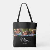 Mom Established Script Black 3 Photo Tote Bag トートバッグ (裏面)
