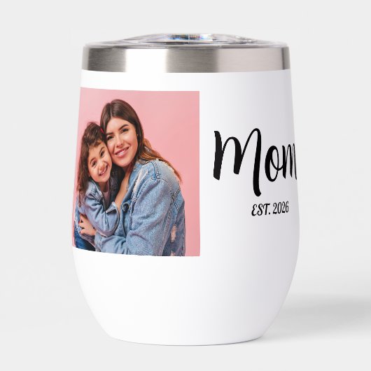 Mom Established Script Black Photo  (正面)