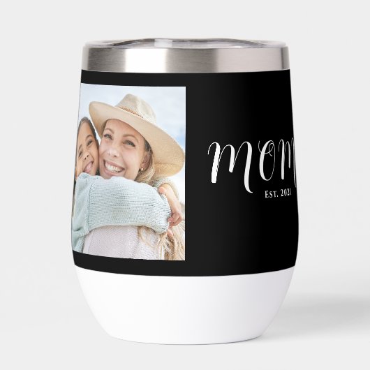 Mom Established Script Black Photo (背面)