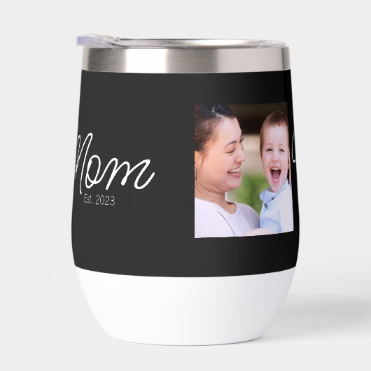 Mom Established Script Black Photo (右面)