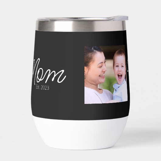 Mom Established Script Black Photo (左面)