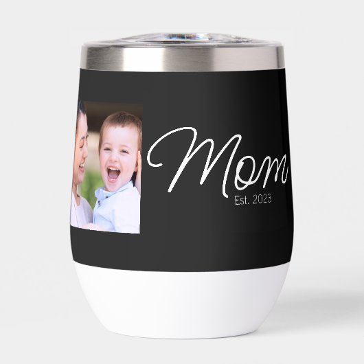 Mom Established Script Black Photo (正面)