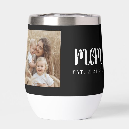 Mom Established Script Black Photo (背面)