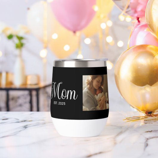 Mom Established Script Black Photo (バチェラーパーティー)