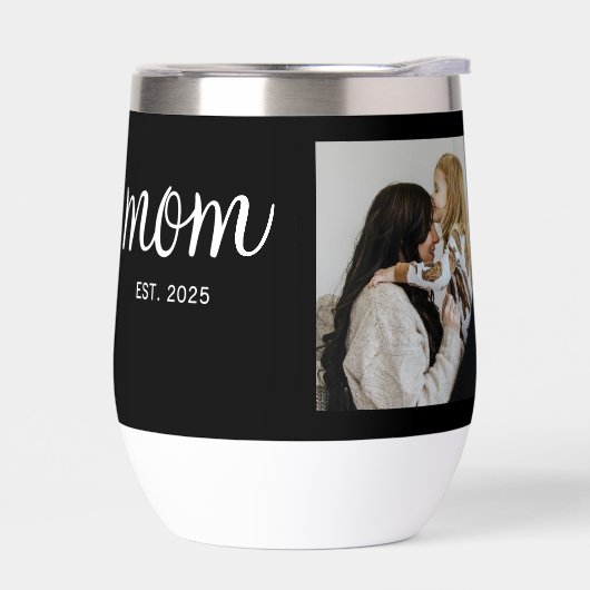 Mom Established Script Black Photo (左面)