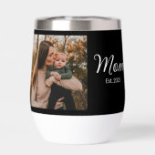 Mom Established Script Black Photo (背面)