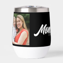 Mom Established Script Black Photo