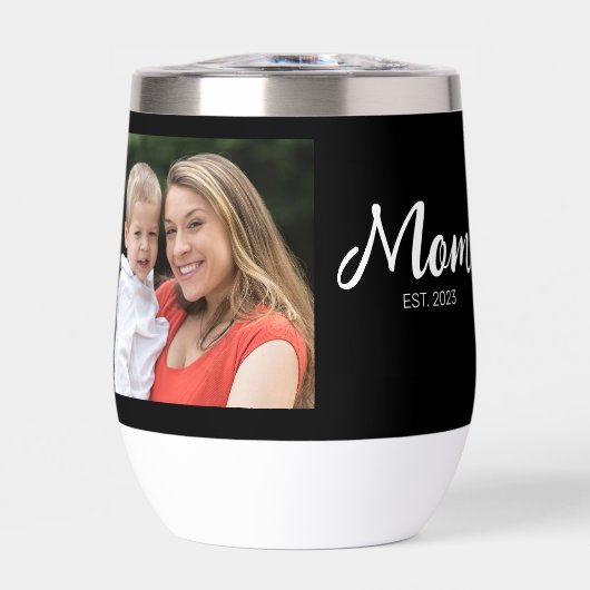 Mom Established Script Black Photo (正面)