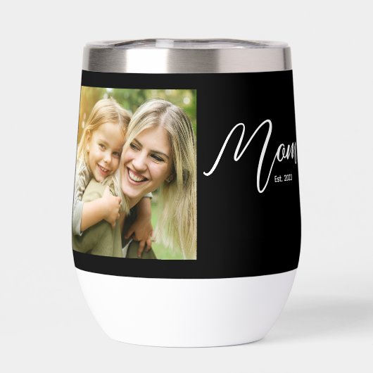 Mom Established Script Black Photo (背面)