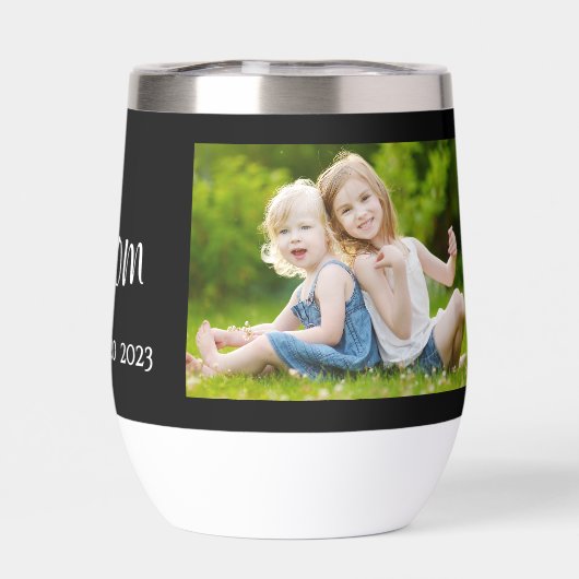 Mom Established Script Black Photo (背面)