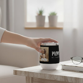 Mom Established Script Black Photo