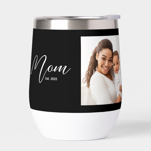 Mom Established Script Black Photo (左面)