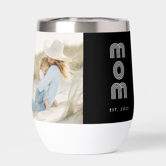 Mom Established Script Black Photo (背面)