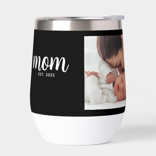 Mom Established Script Black Photo (左面)