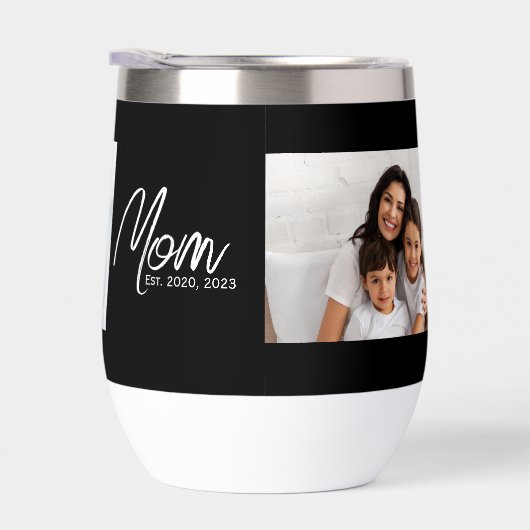 Mom Established Script Black Photo  (右面)