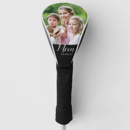 Mom Established Script Black Photo  ゴルフヘッドカバー