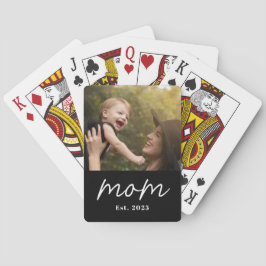 Mom Established Script Black Photo トランプ