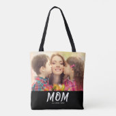 Mom Established Script Black Photo トートバッグ (裏面)