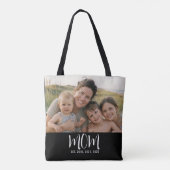 Mom Established Script Black Photo  トートバッグ (裏面)