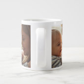 Mom Established Script Black Photo Specialty Mug ジャンボコーヒーマグカップ (裏面)