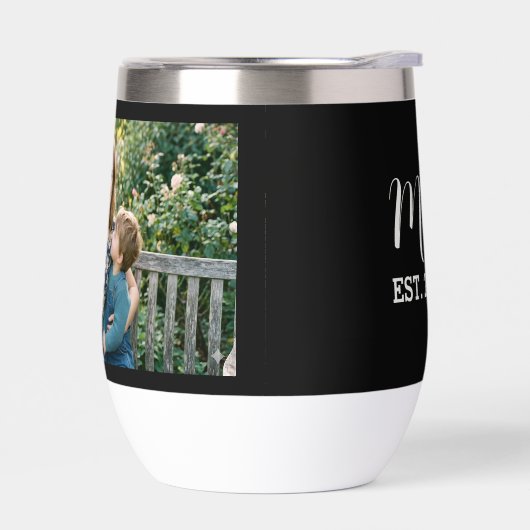 Mom Established Script Black Photo Thermal  (左面)