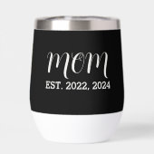 Mom Established Script Black Photo Thermal  (背面)