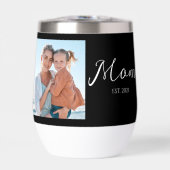 Mom Established Script Black Photo  Thermal Wine  (正面)