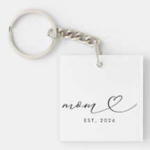 Mom Established Script & Heart 新しいママへのギフト