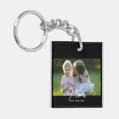 Mom Established Script Photo キーホルダー (正面左)