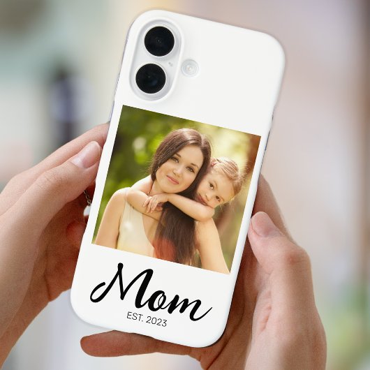 Mom Established Script Photo  Case-Mate iPhoneケース