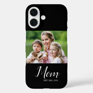 Mom Established Script Photo  iPhone 16ケース