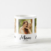 Mom Established Script Photo Coffee Mug コーヒーマグカップ (中央)