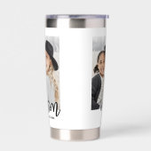 Mom Established Script Photo Gift 保温保冷タンブラー (左面)