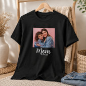 Mom Established Script Photo Tシャツ