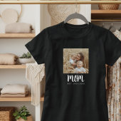 Mom Established Script Photo Tシャツ
