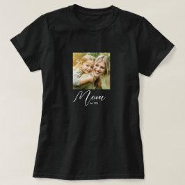Mom Established Script Photo T-Shirt Tシャツ