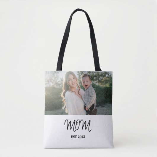 Mom established, Tote Bag with Photo  トートバッグ (正面)